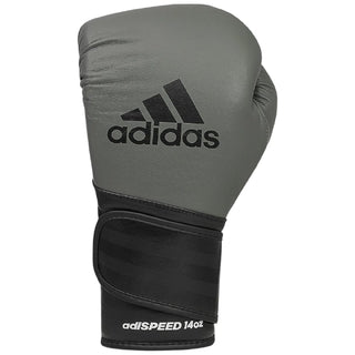 adidas Adispeed 501 Limited Edition Pro Boxing Gloves - Alumina/Grey/Black
