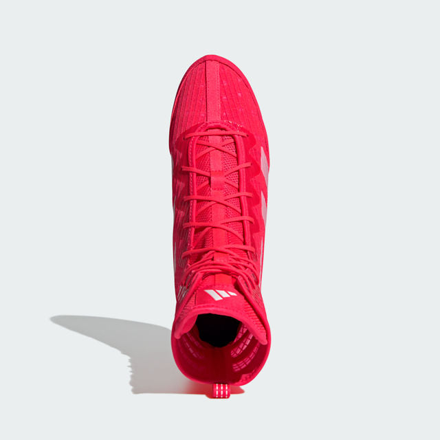 adidas Box Hog 4 Boxing Boots - Red/Metallic/Black