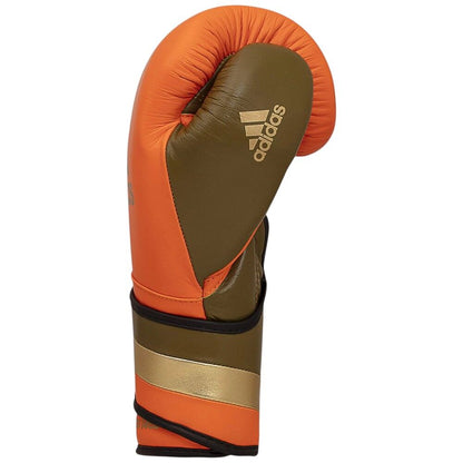 adidas Adispeed 501 Limited Edition Pro Boxing Gloves - Orange/Gold/Black