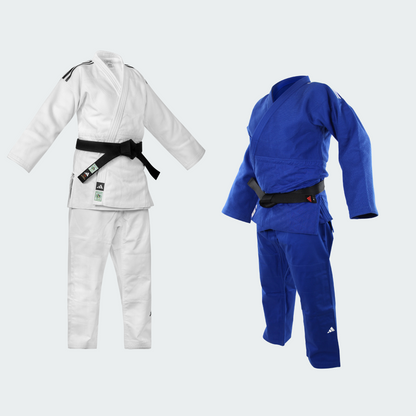 adidas IJF3 Champion III Uniform Bundle White and Blue
