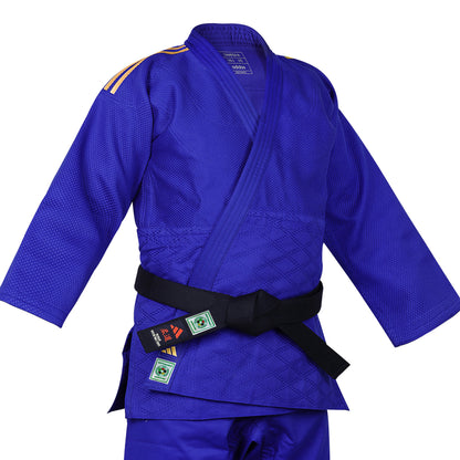 adidas IJF Green Label Champion III Judo Uniform BLUE