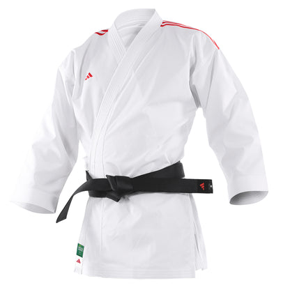 adidas Adilight Primegreen Karate Jacket w/Red Stripes