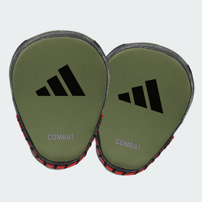 adidas Combat 50 Focus Mitt - Green - PAIR
