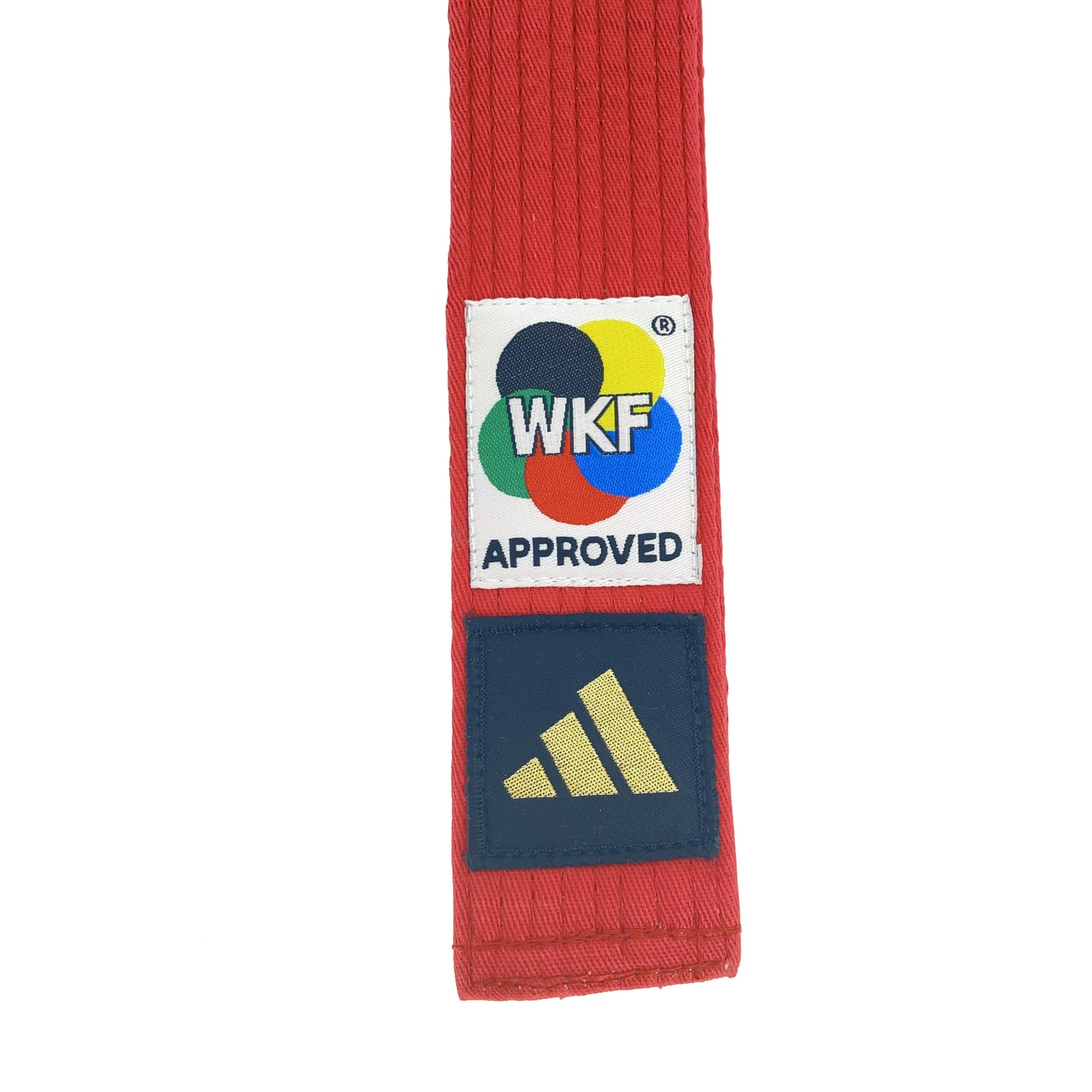 adidas WKF Approved Kata Blue and Red Belts