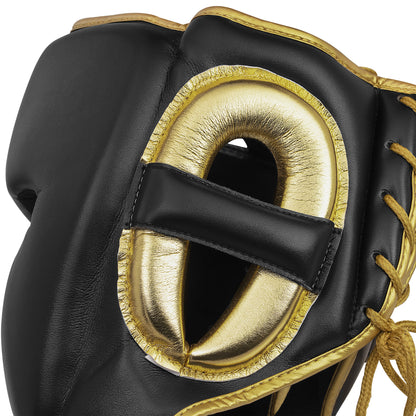 adidas Adistar Pro Head Guard - Black/Gold