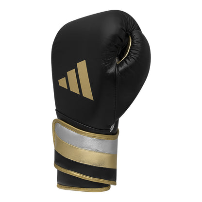 adidas Adispeed 501 Pro Boxing Gloves - Black/Gold