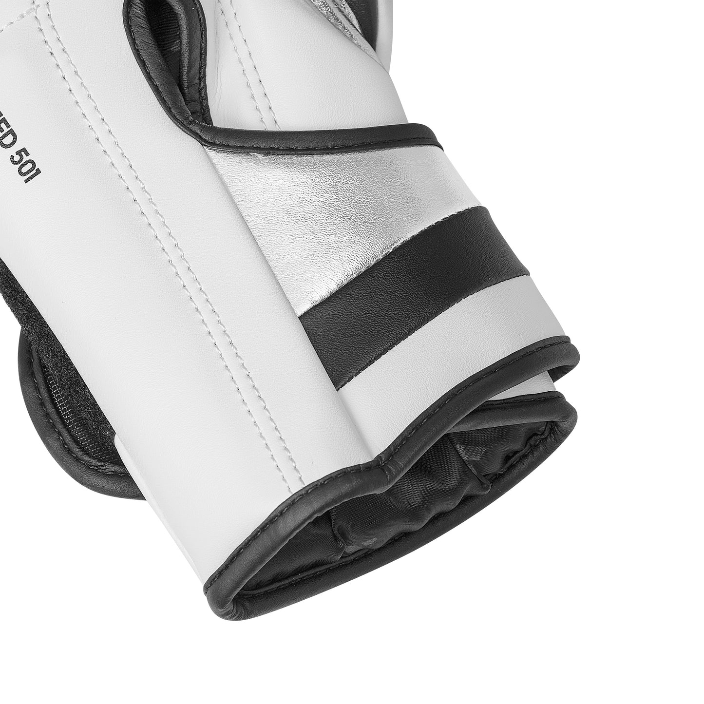 adidas Adispeed 501 Pro Boxing Gloves - White/Black